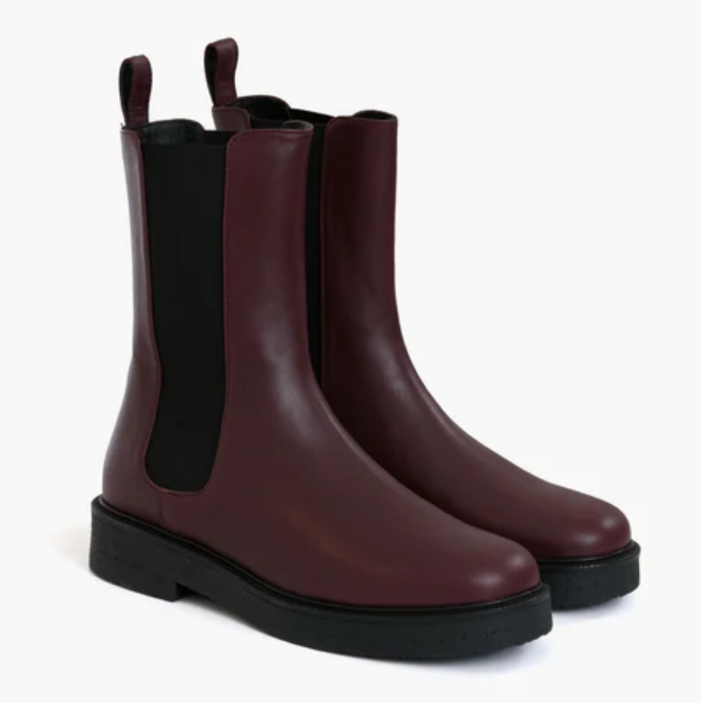 STAUD Plum Palamino Boots